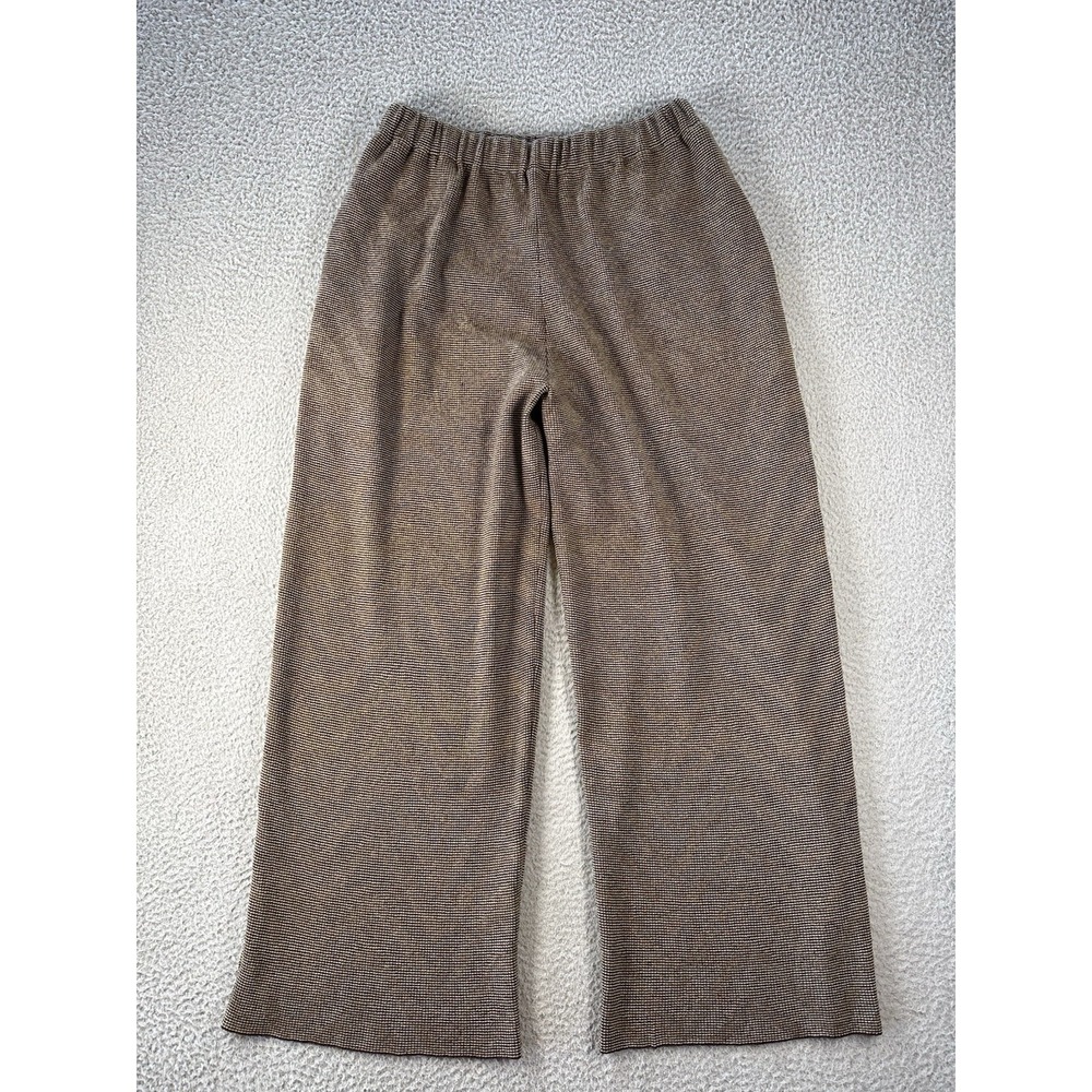 Isa Boulder‎ Lenticular Pants Size XL Brown Handmade Avant-Garde Structural Knit - Picture 3 of 13